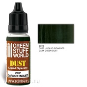 2302 Green Stuff World Жидкий пигмент - ТЁМНО-ЗЕЛЕНАЯ ПЫЛЬ, 17 мл / Liquid Pigments DARK GREEN DUST