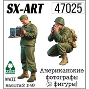 47025 SX-Art 1/48 Американские фотографы WWII (2 фигуры)