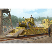 01508 Trumpeter 1/35 German Railway platform with PZ tank.Kpfw.38(t)