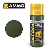 ATOM20068 Ammo Mig Акриловая краска ATOM COLOR IJA Kawasaki зелёный / IJA Kawasaki Green