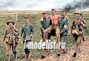 35158 MasterBox 1/35 Британские и немецкие солдаты. Битва на Сомме. (British and German soldiers, Somme Battle, 1916)