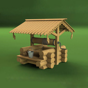 1206 СВмодель 1/72 Деревенский колодец