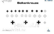 10001 ColibriDecals 1/100 Декаль для Balkenkreuze