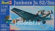 04843 Revell 1/144 Junkers Ju52/3m Aircraft