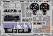 Eduard FE582 1/48 Color photo etched parts for F3H-2 S. A.