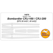 14870 KV Models 1/144 Bombardier CRJ-100 / CRJ-200 (BPK #14401, #14402)