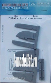 4293 Aires 1/48 Набор дополнений P-39 Airacobra control surfaces