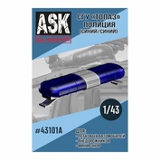ASK43101A All Scale Kits (ASK) 1/43 SSU Topaz Police (Blue/Blue)