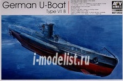 Af73502 Afvclub 1/350 U-Boat Type Viib with optional etched hand rails and choice of conning towers