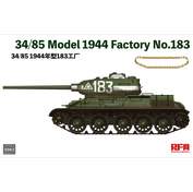 RM-5083 Rye Field Models 1/35 Танк тип 34/85, выпуск 1944 Factory No. 183