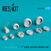 RS72-0255 RESKIT 1/72 Resin Wheels for C-27, early type