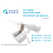QD32257 Quinta Studio 1/32 Патронные ленты калибра 12.7 NATO (для любых моделей)