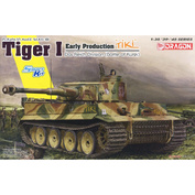 6885 Dragon 1/35 Немецкий танк Pz.Kpfw. VI Ausf. E Sd.Kfz. 181 Tiger I (Курская битва)