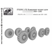 F72256 SG Modelling 1/72 Комплект колес для Бронетранспортер восьмидесятый/восемьдесят два (КИ-126)