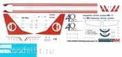 737800-20 PasDecals 1/144 Декаль на Boeng 737-800 Malaysian Arline System