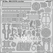 48836 Eduard 1/48 Фототравление для MiGG-21UM exterior
