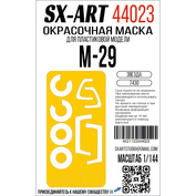 44023 SX-Art 1/144 Окрасочная маска MiGG-29 (Zvezda)