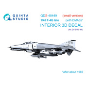 QDS-48449 Quinta Studio 1/48 3D Декаль интерьера кабины F-4G late (Zoukei Mura SWS) (Малая версия)