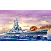 05761 Я-Моделист Клей жидкий плюс подарок Трубач 1/700 Линкор USS Massachusetts (BB-59)