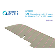 QP32003 Quinta Studio 1/32 Розовые киперные ленты Albatros D.I-D.V (для любых моделей)