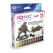 IONIC-1202 Ammo Mig Набор красок IONIC Немецкая военная форма времен Второй мировой и камуфляж Splittermuster / WWII German Heer Uniforms & Splittermuster Camouflage