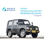 QD24022 Quinta Studio 1/24 3D Декаль интерьера кабины Suzuki Jimny JA71-JA11 (Hasegawa)