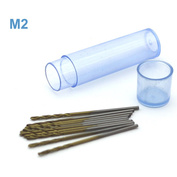 42569 JAS Mini drill HSS 6542 (M2) titanium coated d 1.0 mm 10 pcs.