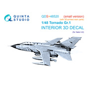 QDS+48520 Quinta Studio 1/48 3D Декаль интерьера кабины Tornado Gr.1 (Italeri) (малая версия) (с 3D-печатными деталями)