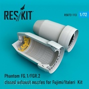 RSU72-0113 RESKIT 1/72 Closed Nozzles for Phantom FG. 1/FGR.2 (Fujimi/Italeri)