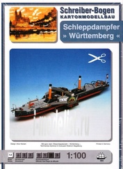 SB554 Schreiber-Bogen 1/100 Wurttemberg