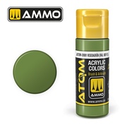 ATOM20081 Ammo Mig Акриловая краска ATOM COLOR Зеленый цвет RAL 6011 / Resedagrün RAL 6011