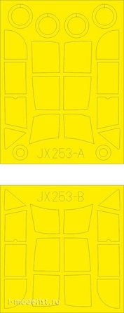 JX253 Eduard 1/32 Mask for Bf 108 TFace
