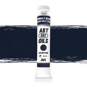 Abt030 Abteilung 502 Oil paint Dark blue(Navy) faded
