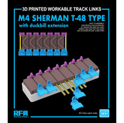 RM-3031 Rye Field Model 1/35 Наборные траки серии Т-48 (3D-печать)