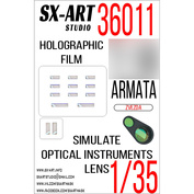 36011 SX-Art 1/35 Imitation of inspection devices of tank 14 (Zvezda) transparent