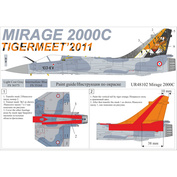 UR48102 UpRise 1/48 Декали для Mirage 2000C TigerMeet 2001