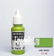 70827 Vallejo acrylic Paint `Model Color` lemon Green/Lime Green