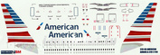 319-06 PasDecals 1/144 Декаль на А-319 American new