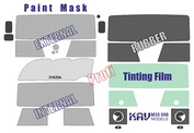 M35 098 KAV Models 1/35 Paint mask & Tinting Film for ЗРПК 9к6 (Zvezda)