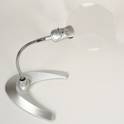 MW-2141-B MANWAH Лупа 4-кратная с подсветкой (на подставке)