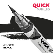 AKMQ021 AK Interactive Маркер QUICK MARKER - Чёрный / Black
