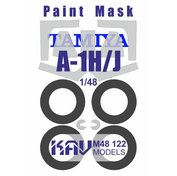 M48 122 KAV models 1/48 Окрасочная маска для модели A-1H/J Skyraider (Tamiya)