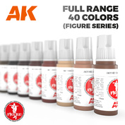 AK 3G RANGE FIG AK Interactive Набор акриловых красок 3GEN серии 