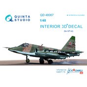 QD48067 Quinta Studio 1/48 3D Декаль интерьера кабины С-25 (для модели KP)