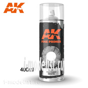 AK1011 AK Interactive Мелкая грунтовка, Белый спрей, 400 мл