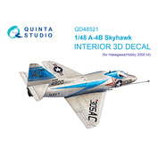 QD48521 Quinta Studio 1/48 3D Декаль интерьера кабины A-4B (Hasegawa/Hobby2000)