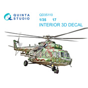 QD35110 Quinta Studio 1/35 3D Декаль интерьера кабины Мu-17 (Т$ач)