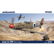 7472 Eduard 1/72 Чехословацкий истребитель Avia S-199 с фонарем ERLA (Weekend)