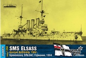 3590FH КомБриг 1/350 Броненосец ЭЛЬЗАС, Германия, 1904 SMS Elsass