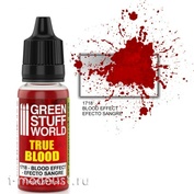 1718 Green Stuff World Акриловая краска цвет истинная кровь 17 мл / True Blood
